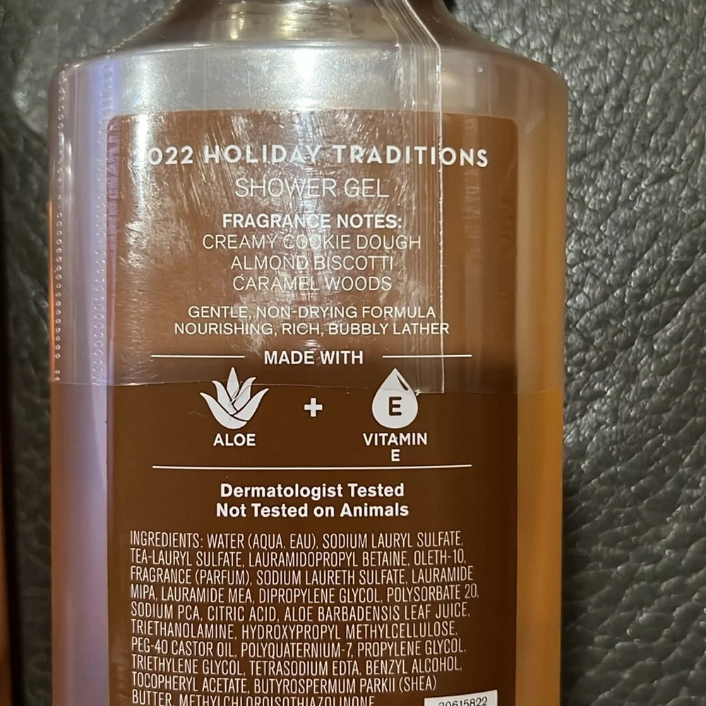 Bath & Body Works Jolly Gingerbread Village and Christmas cookies body wash